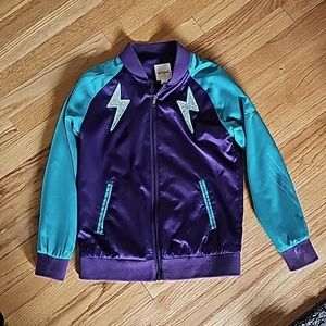 Cat & Jack bolt bomber jacket sz Large 10/12 girls